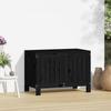 Vidaxl Garden Chest, Black, 76X42.5X54 Cm, Pine