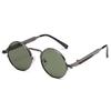 Metal Punk Style Sunglasses Retro Spring Small Frame Oval Sunglasses Street Shot Glasses 8478