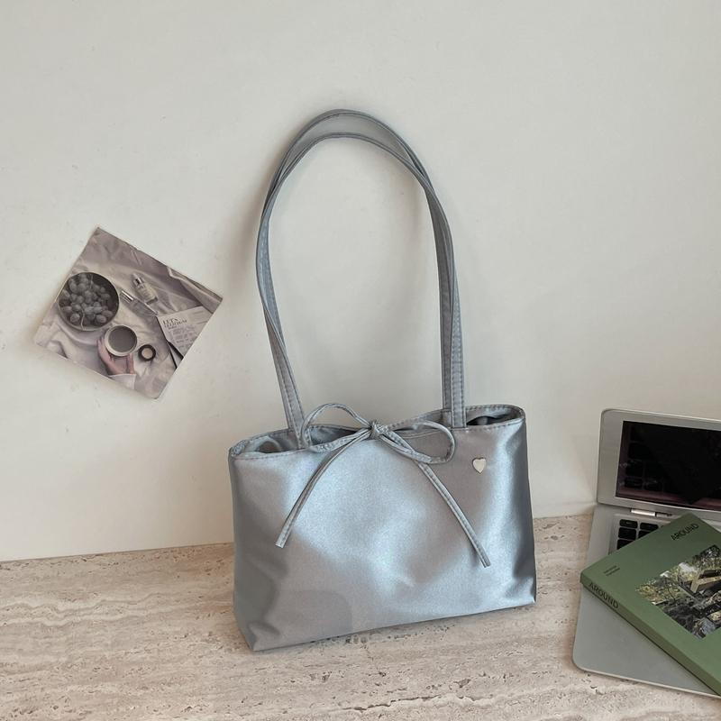 Women's Bow Shoulder Bag Commuter Tote Bag