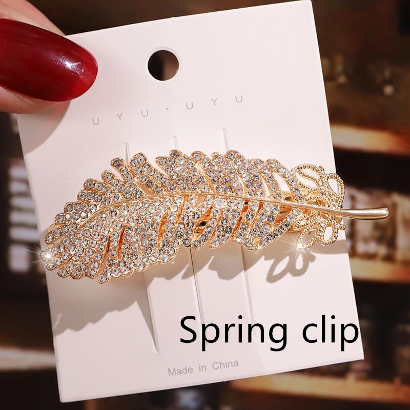 Elegant Rhinestone Hairpins Women Girls Pearl Hair Clips Pins Barrettes Accessories BB Hairclip Hairgrip Headdress