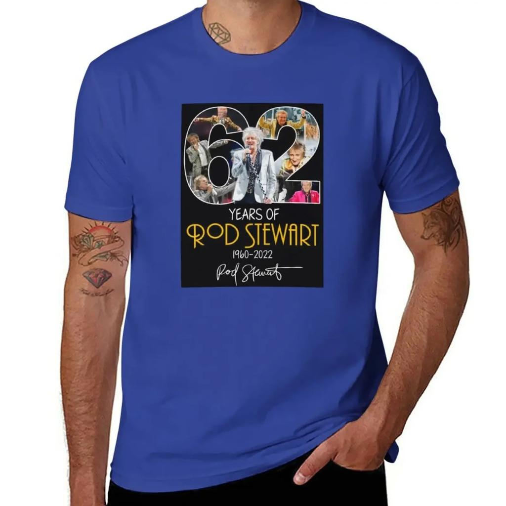 rod 62 years classic vintage tour T-Shirt funnys for a boy black t shirts for men