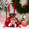 2pcs Cartoon Tote Bag Cute Packaging Bag Xmas Tree Pendant Decor Christmas Gift Bag  Xmas Gifts