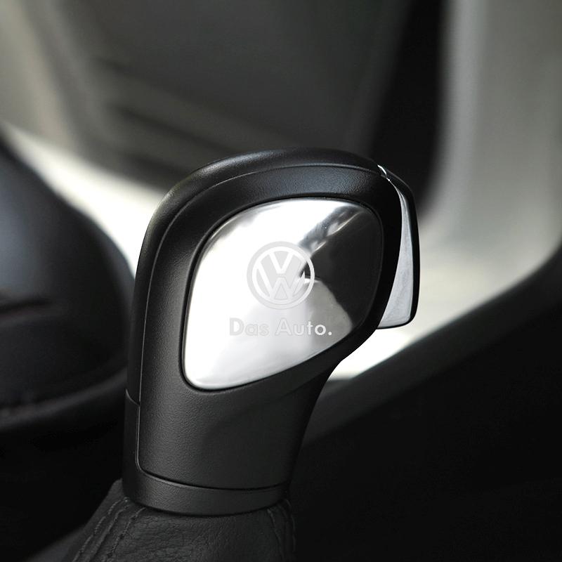 2026 Hot For VW VOLKSWAGEN Auto Stainless Steel Decoration For Volkswagen VW POLO CC Passat Touran Car Gear Shift Head knob Grip