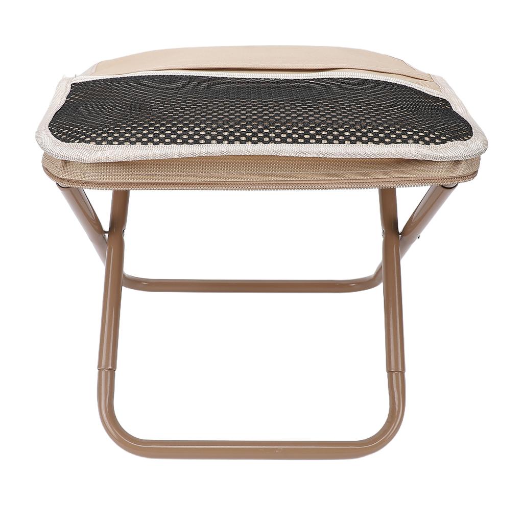 Handbag Stool Portable Folding Stool Camping Chair Outdoor Shoulder Bag Stool Khaki Small Size