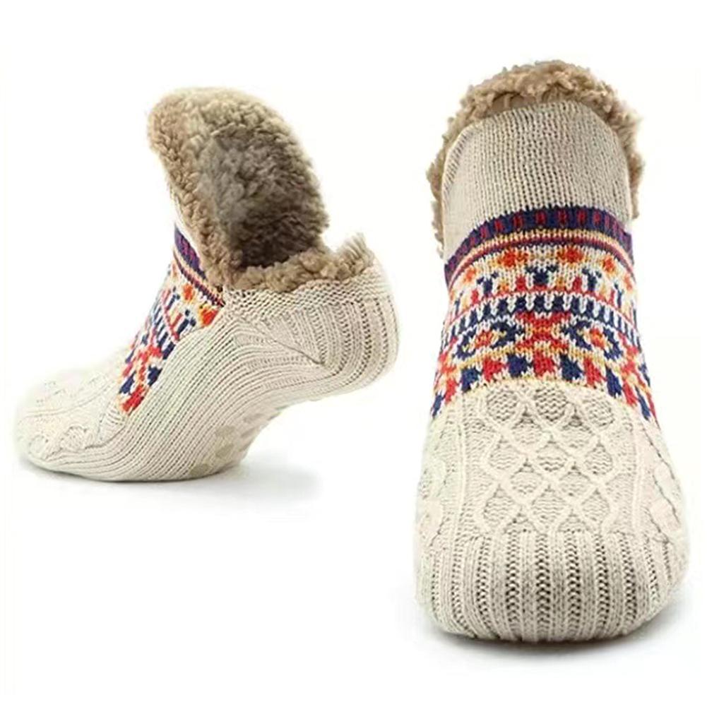 Thermal Women Men Slipper Socks Winter Warm Short Cotton Thickened Home Sleeping Soft Non Slip Grip Fuzzy Floor Sock Fluffy Male