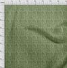 oneOone Cotton Flex Green Fabric Abstract Craft Projects Decor Fabric Printed By The Yard 40 Inch