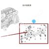 Tee Four-way Warm Air Water Pipe Heater Inlet Outlet Rubber Hose for Buick GL8ES 2.0T 2017 2018   26216950 26206100