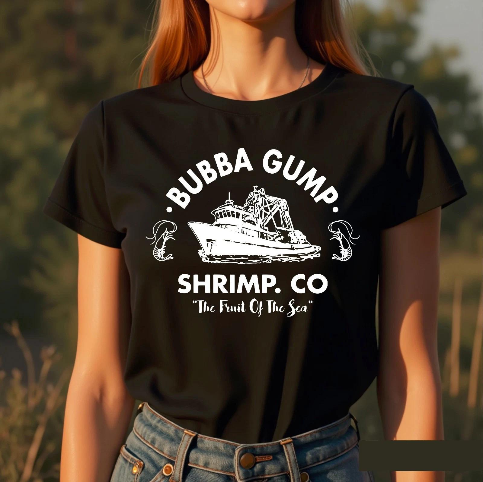 Vintage Bubba Gump Shrimp Co Movie Film Forrest Gump Unisex Gift Tee T-Shirt S