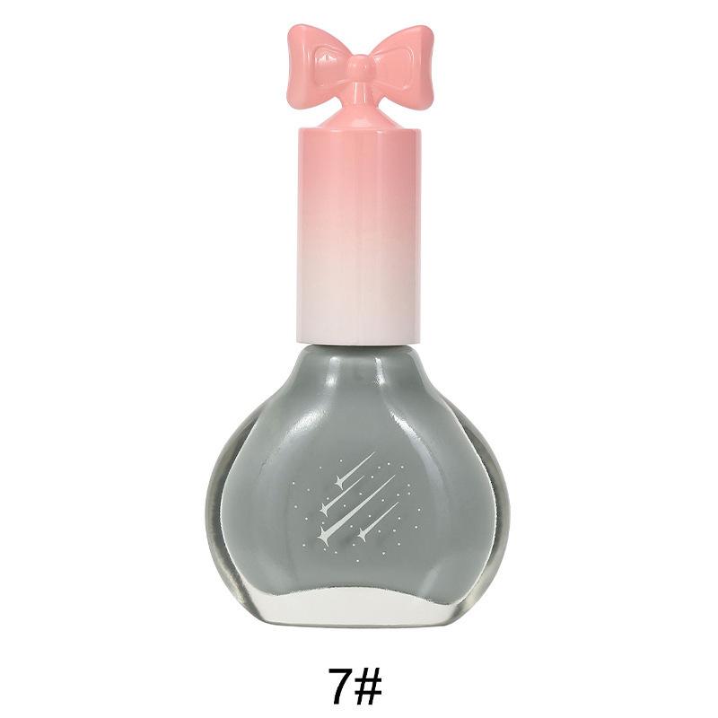 Nail Polish No Bake Oily Fast Drying Non-tearable Nude Color Long Lasting Waterproof Nail Polish