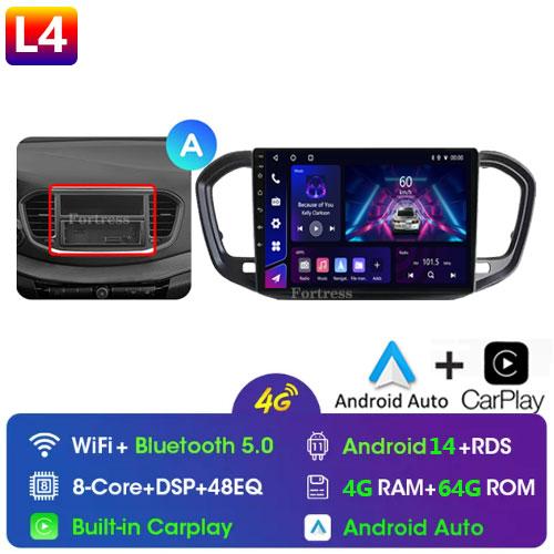 Fortress  For LADA Vesta NG 2025 Car Radio Multimedia Video Player Navigation stereo GPS Android 13 No 2din 2 din dvd