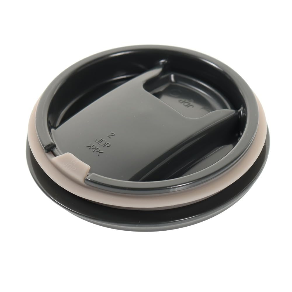 Kubek termiczny z izolacją próżniową z pokrywką 400ml Czarny BK JDP-400