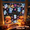 Halloween Glass Window Clings Set for Home Decor