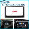 7 Inch 2DIN Car Fascia Radio Panel For Toyota Corolla 2017+ Frame Kit Install Facia Face Plate