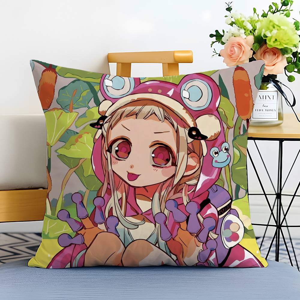 Love T-Toilet-bound Hanako-kun-MT Pillow Case Printed Brushed Fleece Pillow Baby Skin-Touch Eco-Friendly Dye-Sublimat