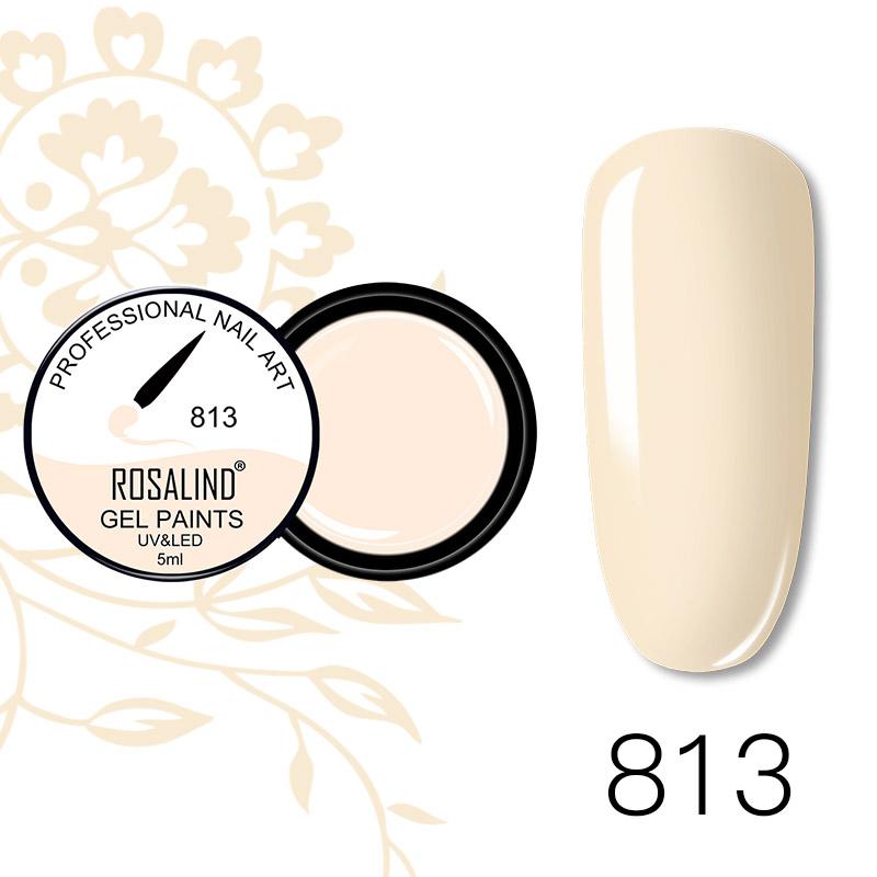 ROSALIND 5ml Μεταλλικό βερνίκι βαφής gel βερνίκι νυχιών βερνίκι μανικιούρ DIY Polish Design Nail Art Painted