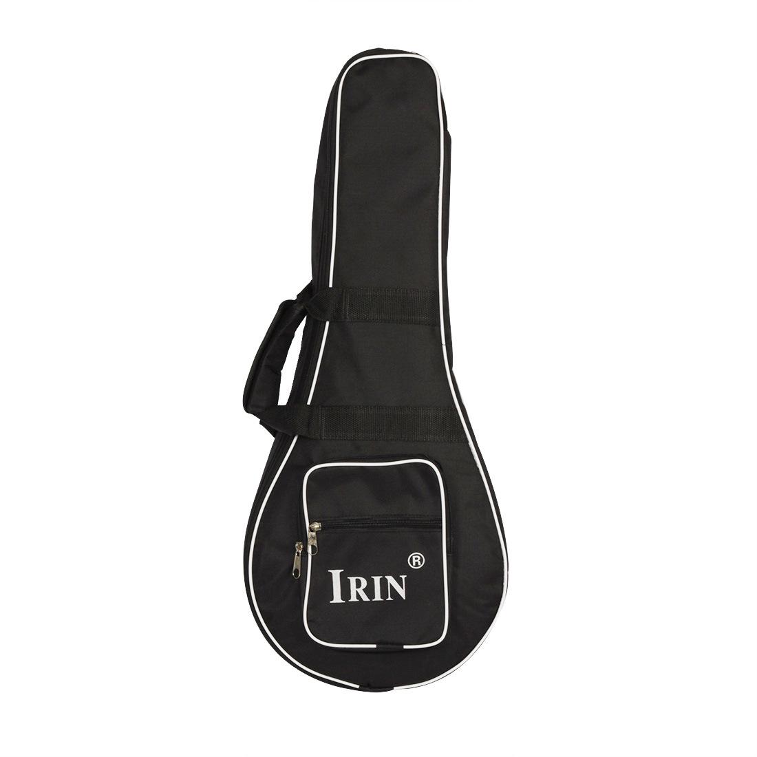 

IRIN Black Oxford Cloth Mandolin Bag with Cotton Padding - Portable Handheld Single Shoulder Crossbody Case. чёрный