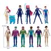8p-12pcs/Set K-pop& Demon Hunters Anime Figure Toy PVC Model Derpys Tiger Rumi Mira Zoey Sussy Figurine Doll Fans Christmas Gift