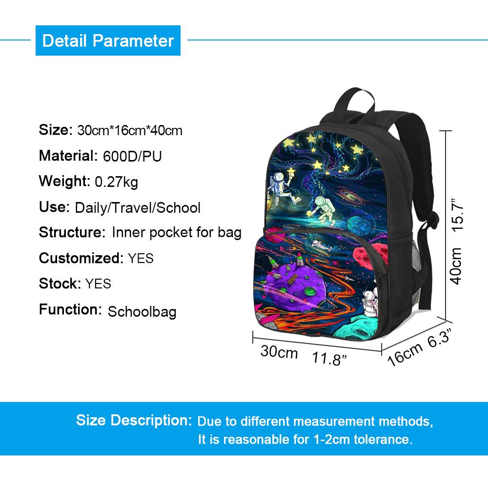 Hazbin Hotel Kids Backpacks Boys Girls Student Birthday Gift Child School Bags Large Capacity Camping Durable Rucksack