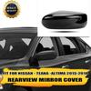 Driver Left Side Rearview Mirror Cover Cap for 2013-18 NISSAN ALTIMA Gloss Black