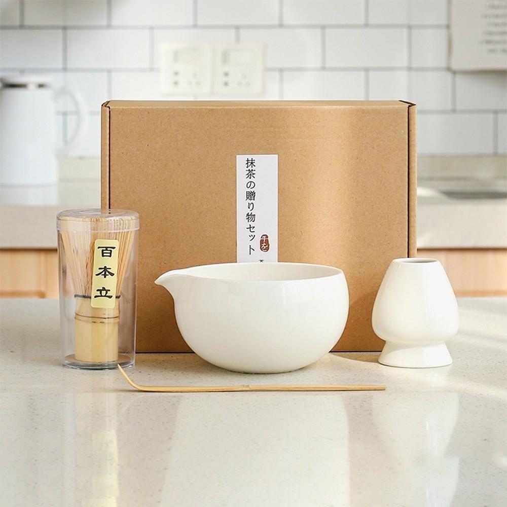Match Bowl Matcha Brush Matcha Spoon Matcha Whisk Set Reusable Green Tea Whisk  for Tea Lovers