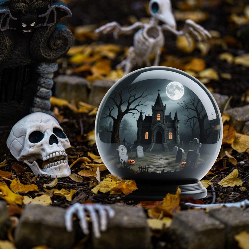 Halloween Garden Courtyard Decoration Ground Plug 2D Stakes Horror Hand/Spider/Skeleton/Pumpkin Signs Card