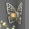 Wooden Craft Butterfly Hollow Storage Rack,  Home Wall Decoration