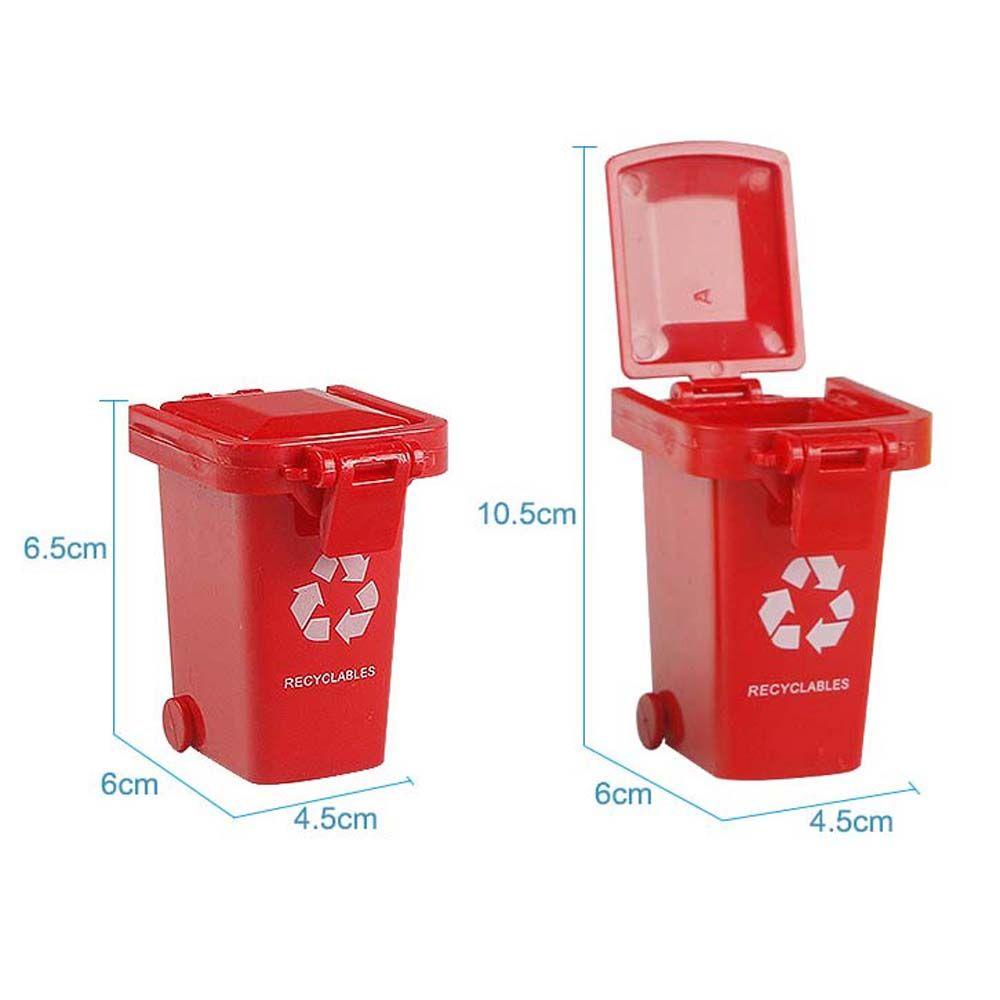 Truck Can Simulation Trash Can Dollhouse Trash Can Dollhouse Miniature Simulation Furniture Toy