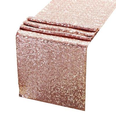 Pailletten Tischläufer 30x300cm Glänzend Exquisit Dekorativ 3mm Pailletten Tischläufer für Partys Bankette