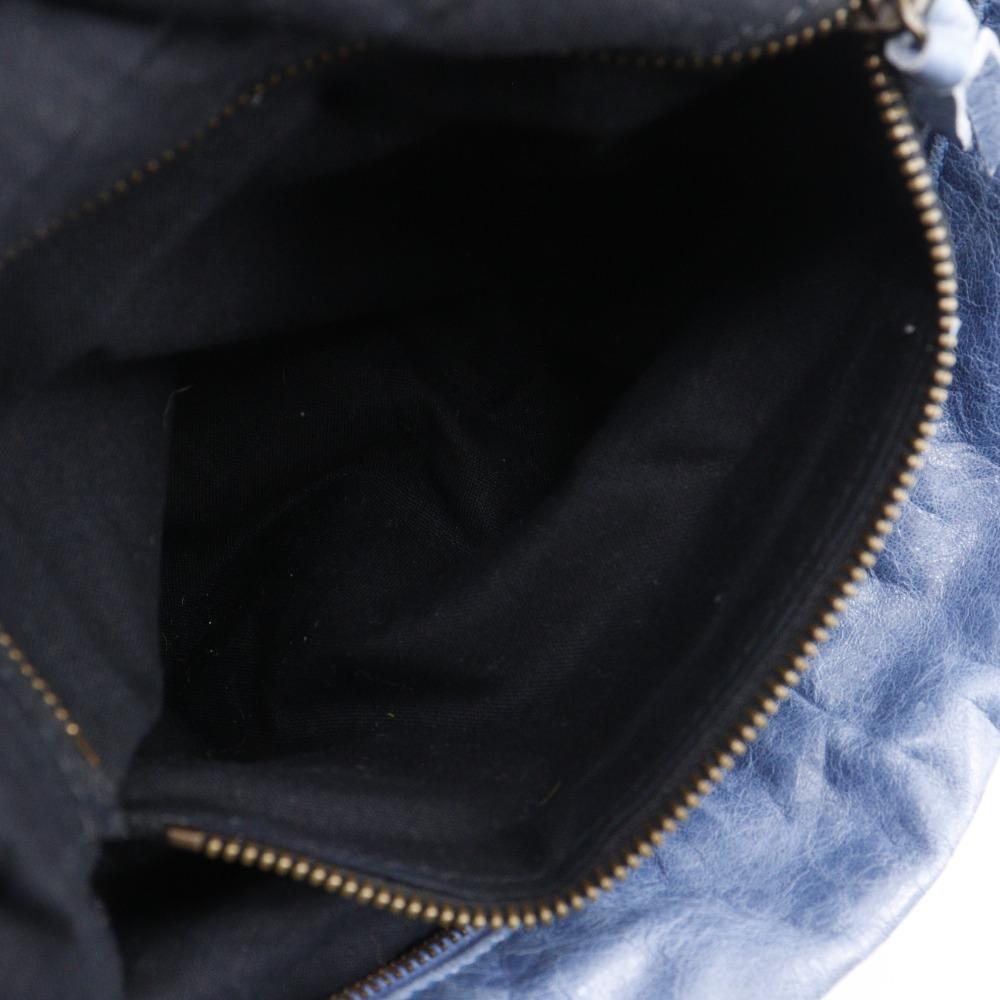 BALENCIAGA The Twiggy Handbag 145964 2WAYShoulder Blue leather Women Used