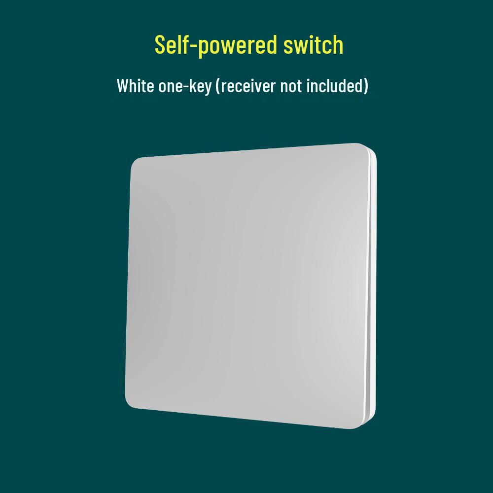 Întrerupător de lumină wireless cu auto-alimentare cu buton mare - Nu necesită cablare sau baterii