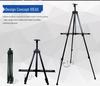 Thickened Iron Folding Art Easel: Triangular Display & Fluorescent Board Stand