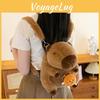 Flower Capybara Cute Burger French Fries Rabbit Decorative Plush Backpack