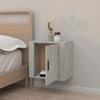 Wall Mounted Nightstand Concrete Grey 50 X 30 X 47 Cm