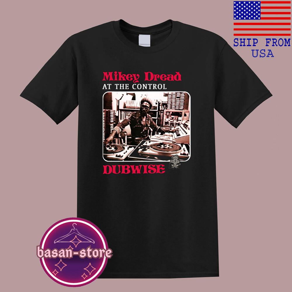 Mikey Dread – Dread At The Control Dubwise Men#039;s Black Size S5XL Unisex T-Shirt XXXL