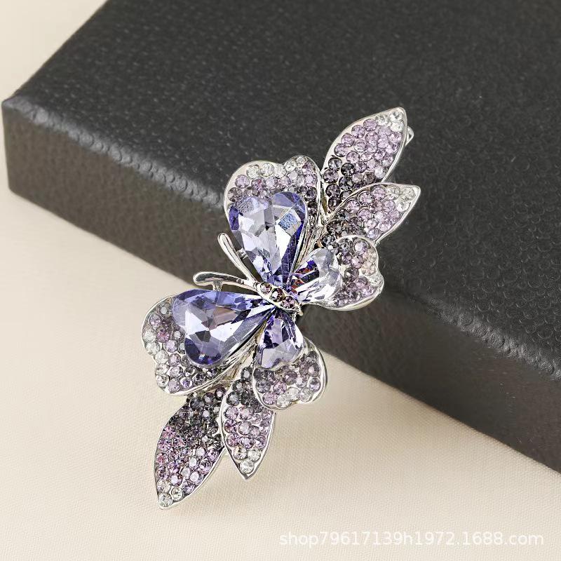 

Шпилька-бабочка: Головной убор в корейском стиле на китайский День святого Валентина — идеальный вариант для мам и детей фиолетовый