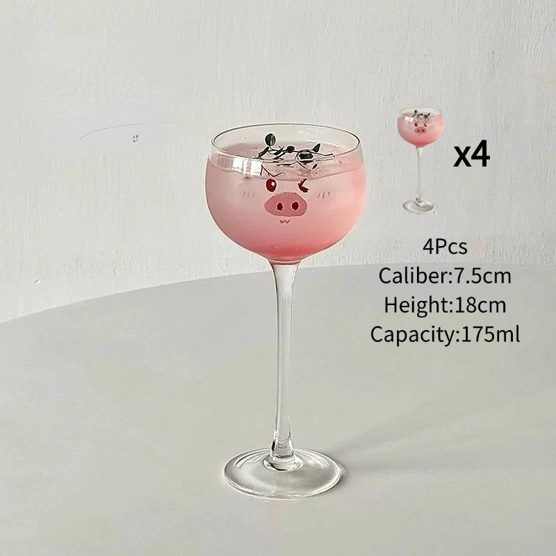 Japanischer Stil Handgefertigte Cocktailgläser Tassen Atmosphäre Weinglas Tasse Glas Pokal Turmgläser Weingläser Bar Küchenwerkzeug