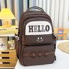 Schoolbag student schoolbag wholesale new large capacity leisure trend Oxford cloth backpack versatile contrasting color backpack women