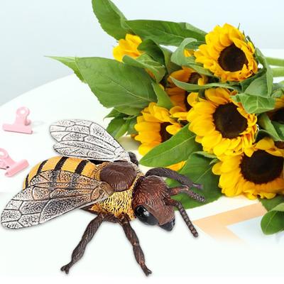 Bee Model Clear Texture Realistic Vivid Appearance PVC Miniature Simulation Honeybee
