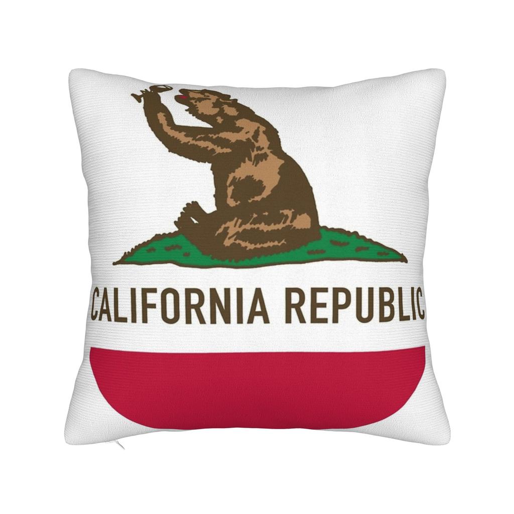 Republic California Pillow Covers Merch Printing Cushion Cover Decorations Throw Pillow Case Cover Home Multi Size
