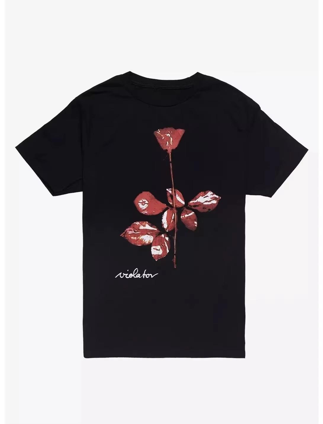 

Summer 2025 New Depeche Mode Violator Fashionable and Casual High-quality Men s Soft Cotton Round-neck Graphic Printed T-shirt 4XL