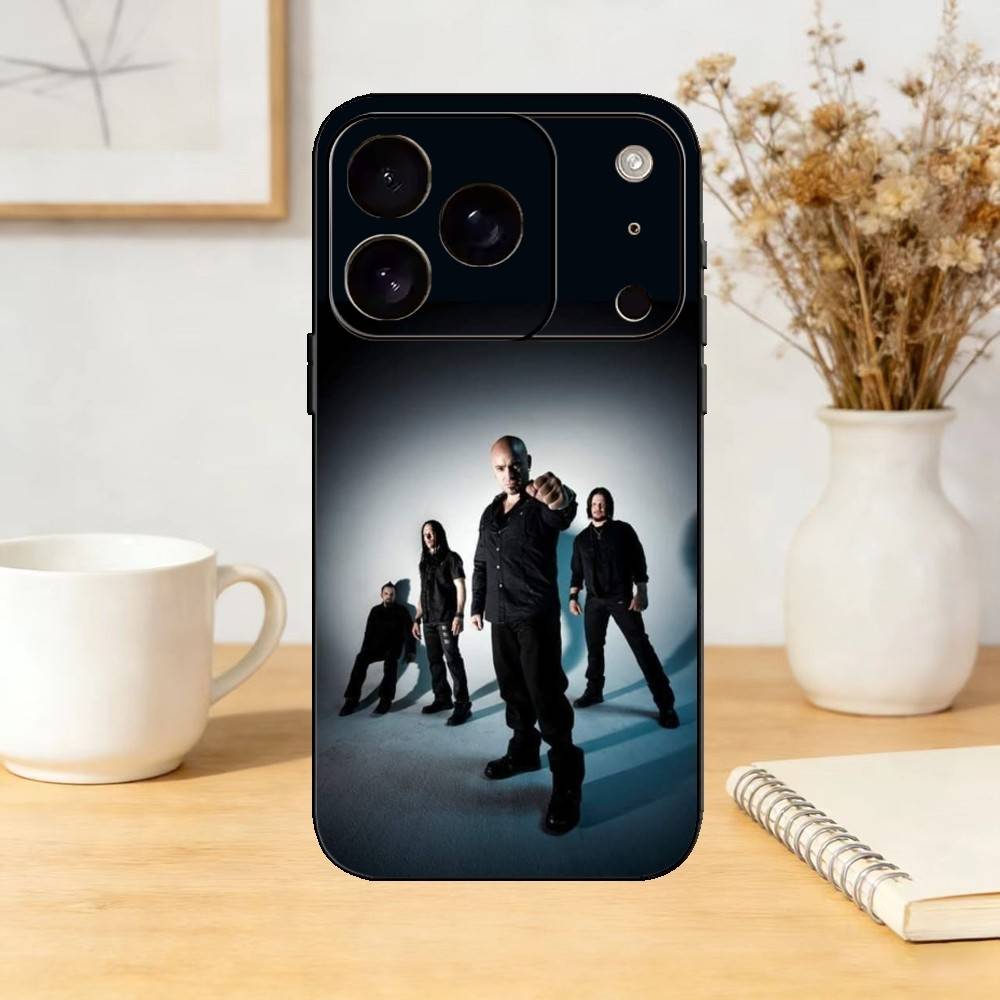 D-Disturbed Band Believe Phone Case Silicone black Soft For IPhone 17,16,15,14,13,12,11,SE,Plus Pro Max