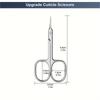 5 Piece, Stainless Steel Cuticle Scissors, Multi-purpose Small Nail Clipper Blade Nail and Eyebrow, Eyelash, Nose Hair Trim