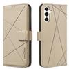 For Samsung Galaxy A15 5G/Galaxy A15 4G Case BINFEN COLOR BF35 Geometry Imprinted Leather Phone Cover RFID Blocking Wallet Stand