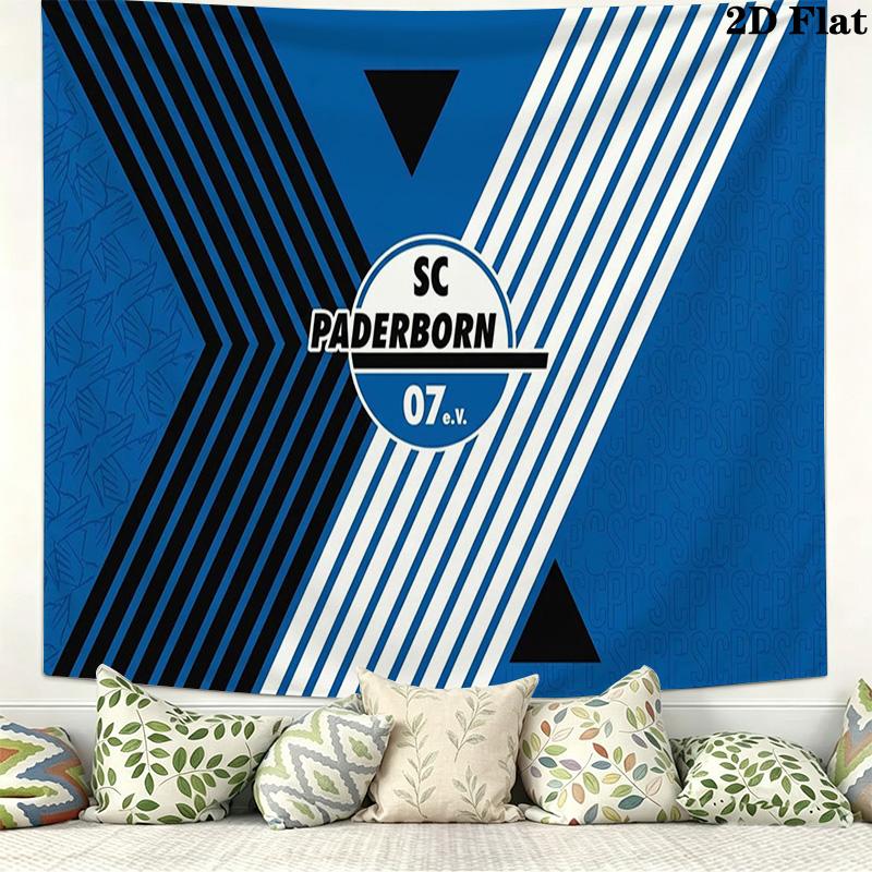 SC Paderborn 07 Wall Tapestry Aesthetic Wall Hanging Printed Fabric Blanket Decorative Tapestries for Bedroom Living Room Home Decor