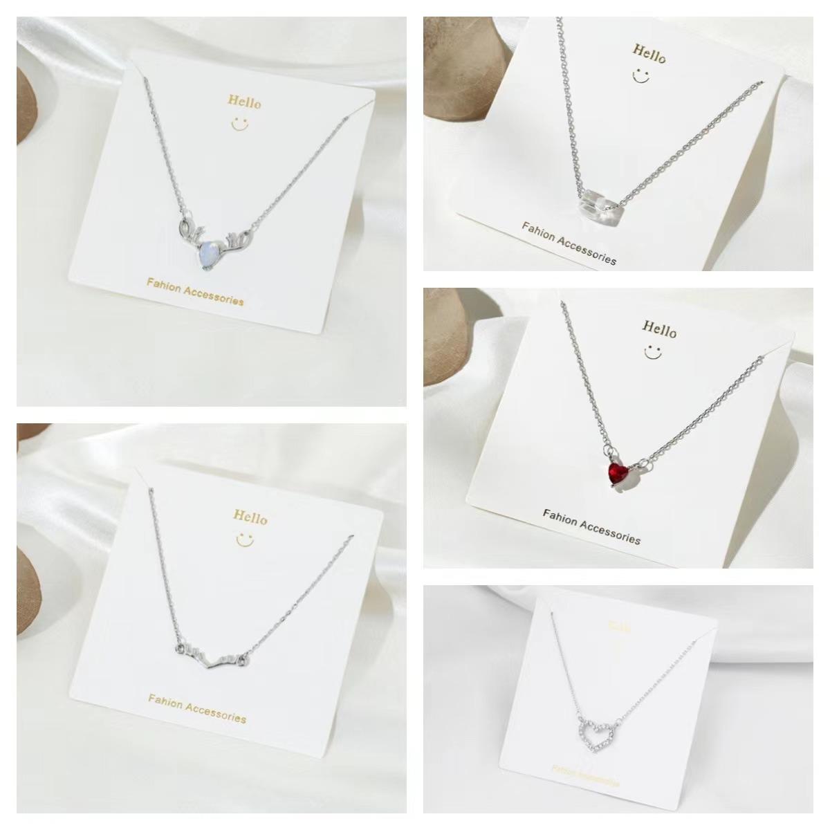 

Серебряный кулон в виде рога оленя, цепочка, ювелирное колье, подарок для женщин, звезда, луна, крест, ожерелье с кристаллами