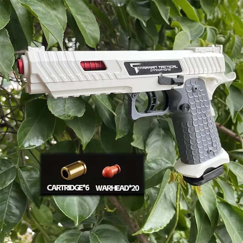 M92 Pistol Shell Throwing Continuous Firing Blowback Soft Bullet Gun Empty Hanging Birthday Gift