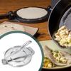 uxcell Aluminum Alloy Taco Press/Taco Maker Cooking Utensil, Silver