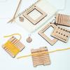 Knitting Needle Gauge Knitting Yarn Gauge Knitting Ruler Wood Knitting Gauge Tool Set for Beginner and Professional