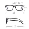0~+400 New Fashion Pochromic Fashion Reading Glasses Anti Blue Light Glasses Presbyopia Pochromic Graded Eyeglass