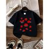 European Sizes Boys' T-shirt Print Design Art, Ideal for Outdoor Activities, Soft Knitted Top, Comfortable And Breathable, Suitable for Summer